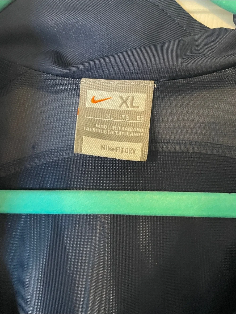 Nike Men’s Navy and White Performance Track Jacket (never worn) XL